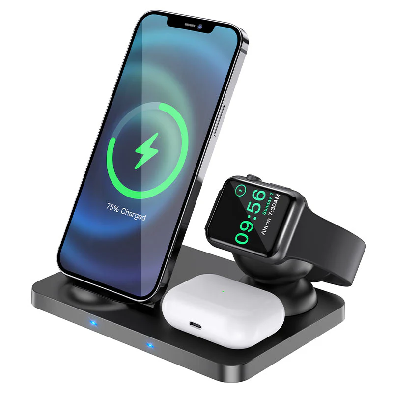 HOCO 3-in-1 wireless fast charger cw33 - Image 3