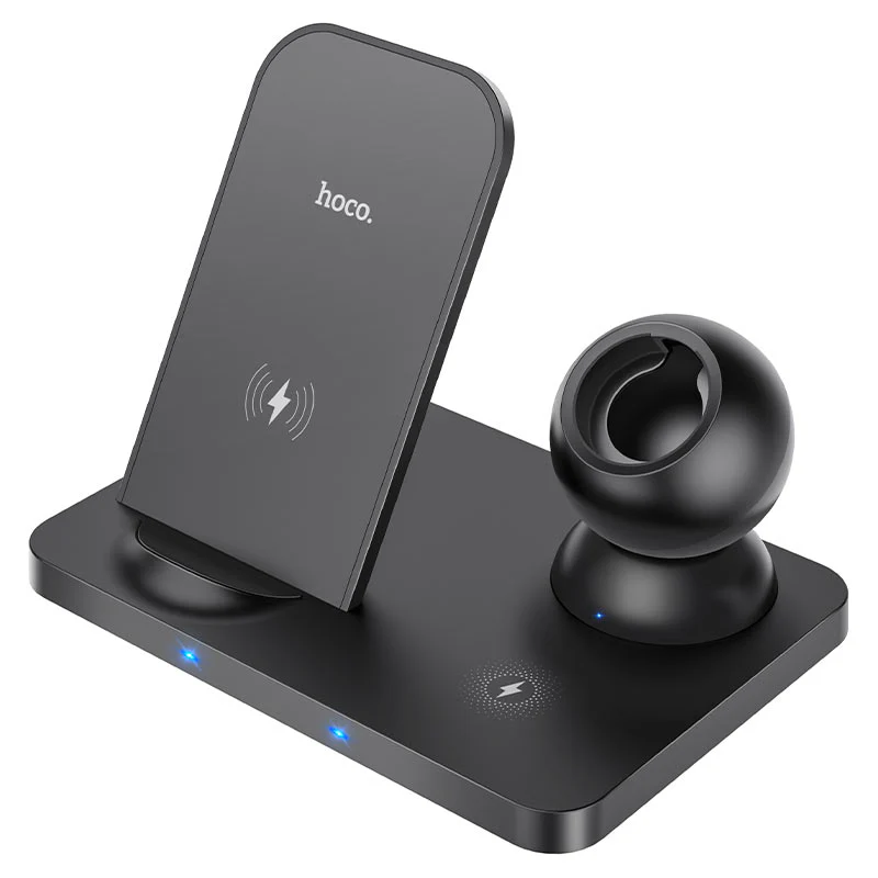 HOCO 3-in-1 wireless fast charger cw33 - Image 4