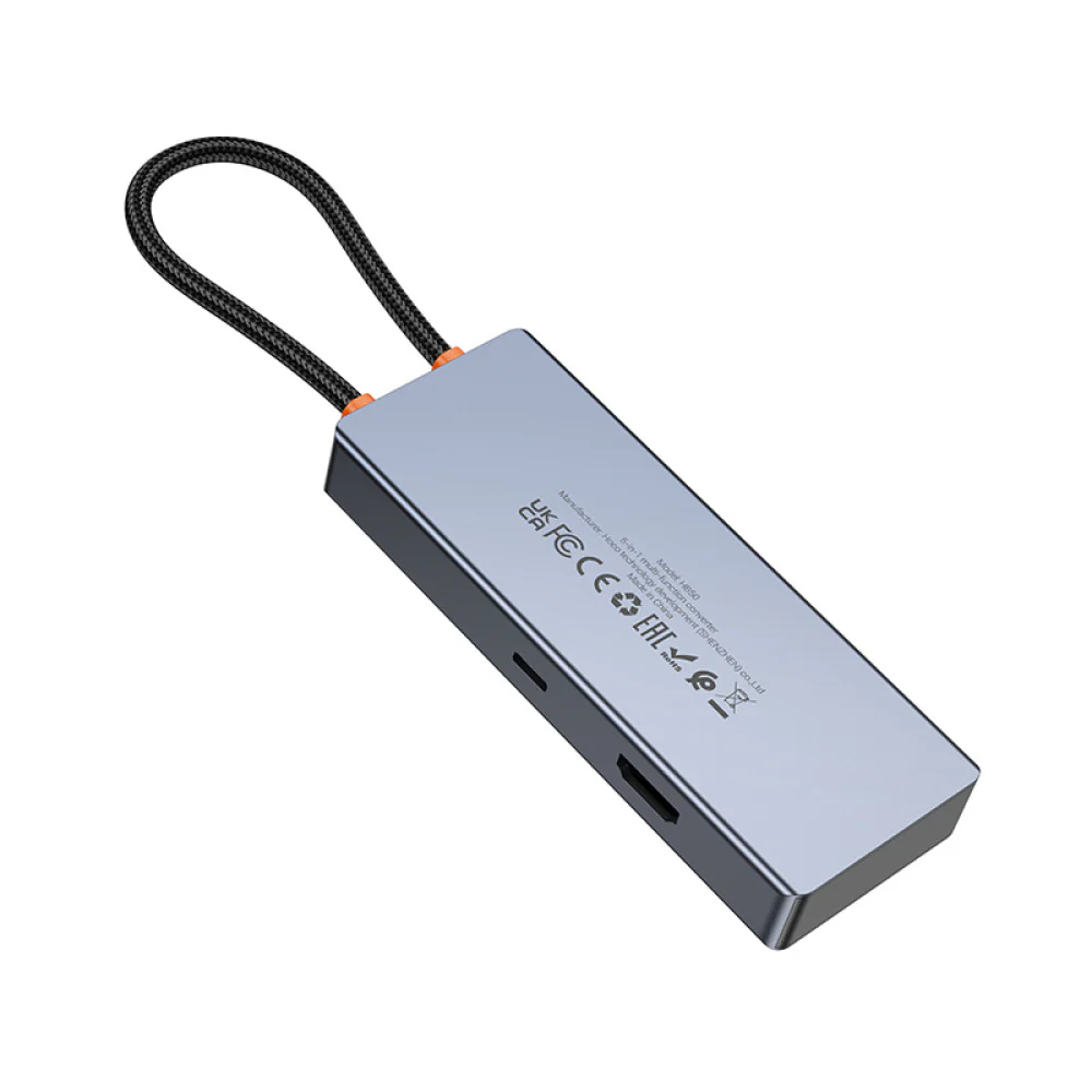 HOCO 5-IN-1 CONVERTER USB-C TO USB-A 3.0×3 + HDTV +PD HB50 - Image 7
