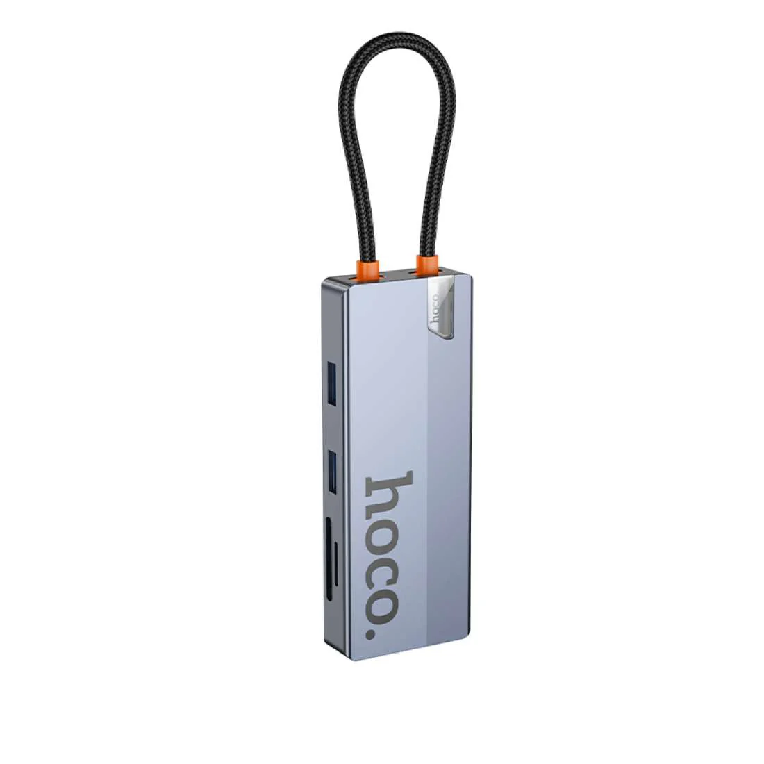 HOCO 8-IN-1 CONVERTER USB-C TO USB-A 3.0×2 + HDTV + PD + USB-C 3.0 + RJ45+ SD + TF HB52 - Image 7