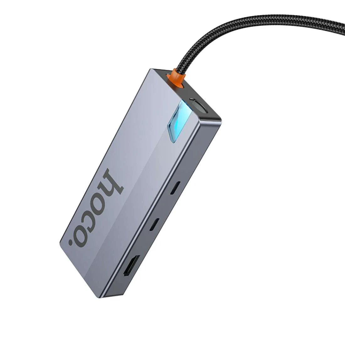 HOCO 8-IN-1 CONVERTER USB-C TO USB-A 3.0×2 + HDTV + PD + USB-C 3.0 + RJ45+ SD + TF HB52 - Image 8