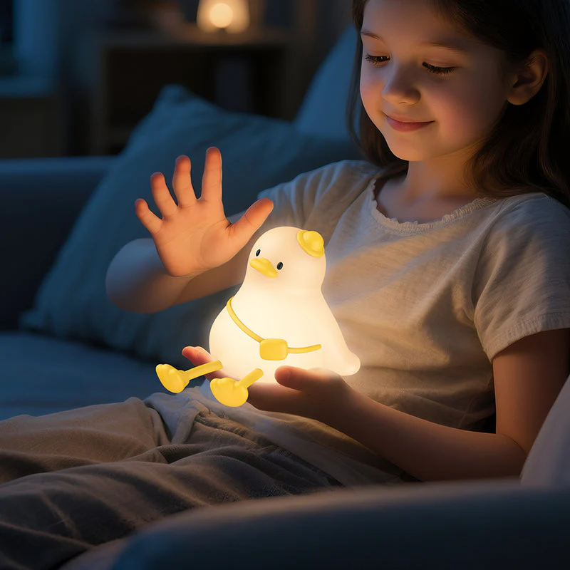 HOCO ACCOMPANY TO SLEEP SILICONE PAT PAT NIGHT LIGHT HX16 - Image 2