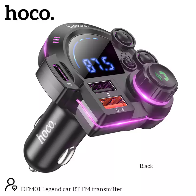 HOCO CAR BT TRANSMITTER DFM01 - Image 5