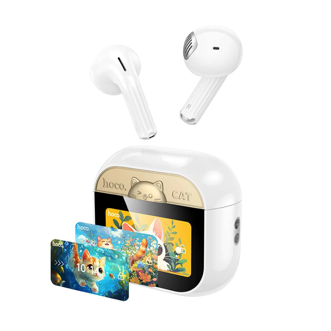 HOCO COLORFUL LCD TOUCH SCREEN TWS HEADSETS (EW87 _EW89) - Image 13