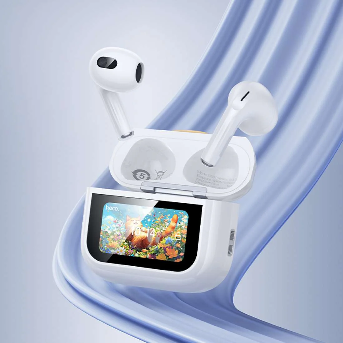 HOCO COLORFUL LCD TOUCH SCREEN TWS HEADSETS (EW87 _EW89) - Image 3