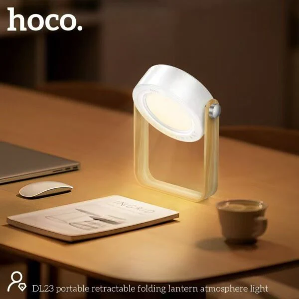 HOCO DL23 PORTABLE RETRACTABLE FOLDING LANTERN ATMOSPHERE LIGHT - Image 7