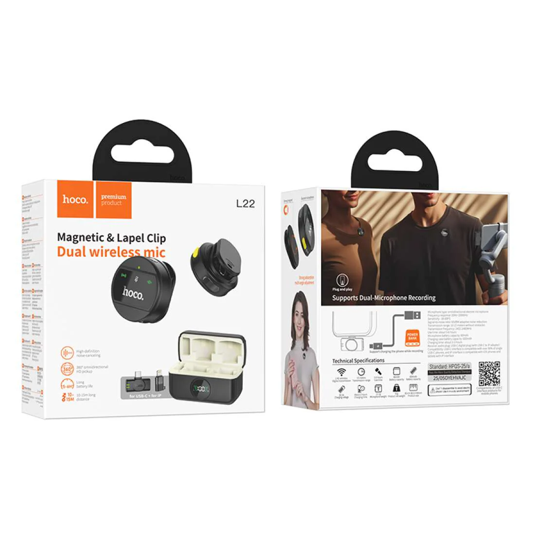HOCO DUAL-MIC WIRELESS DIGITAL MICROPHONES - Image 7