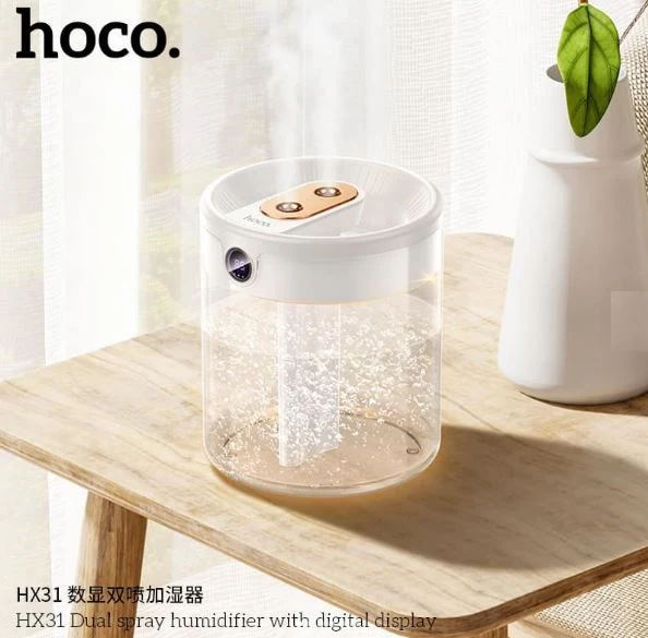 HOCO DUAL SPRAY DIGITAL NANO HUMIDIFIER HX31 - Image 2
