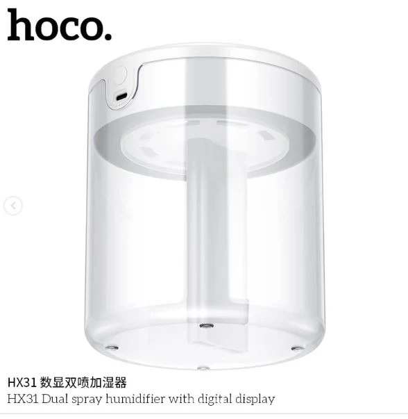 HOCO DUAL SPRAY DIGITAL NANO HUMIDIFIER HX31 - Image 3