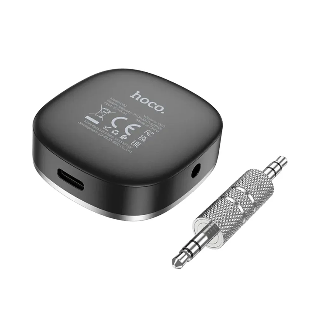 HOCO E80 IN-CAR AUX WIRELESS RECEIVER BT 5.3 - Image 5