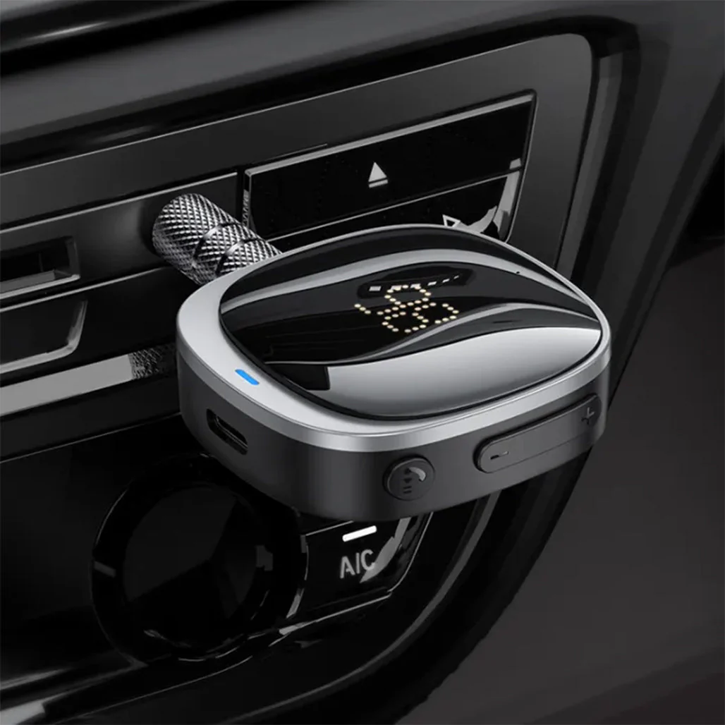 HOCO E80 IN-CAR AUX WIRELESS RECEIVER BT 5.3 - Image 8