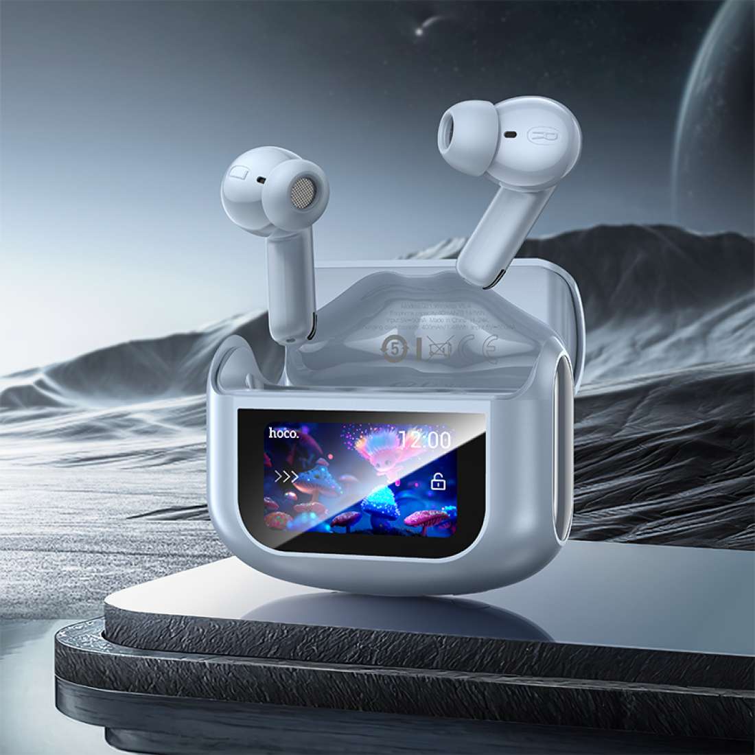 HOCO EQ21 ANC+ENC TOUCH SCREEN BT HEADSET - Image 5