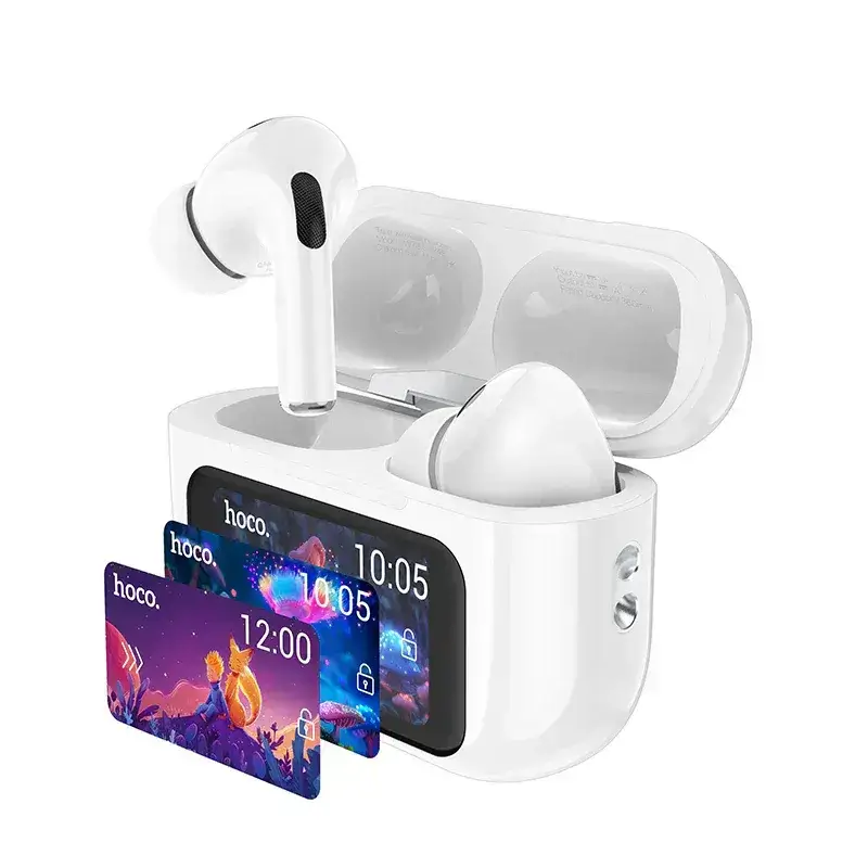 HOCO EW73 LCD COLORFUL TOUCH SCREEN TWS HEADSET - Image 4