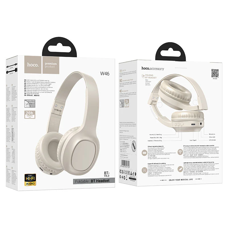 HOCO FOLDABLE BT HEADSET W46 - Image 9