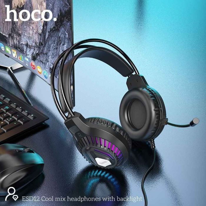 HOCO GAMING HEADPHONES STEREO HIGH POWER BASS ESD12 - Image 2