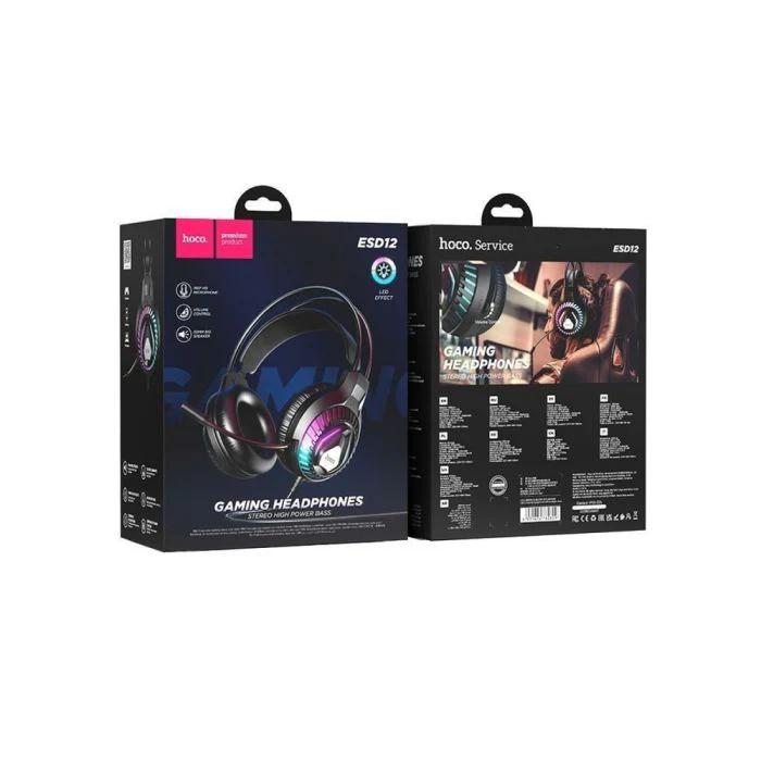HOCO GAMING HEADPHONES STEREO HIGH POWER BASS ESD12 - Image 3