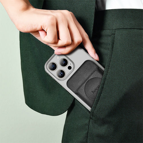 Hoco gt6 magnetic multifunctional card holder - Image 4