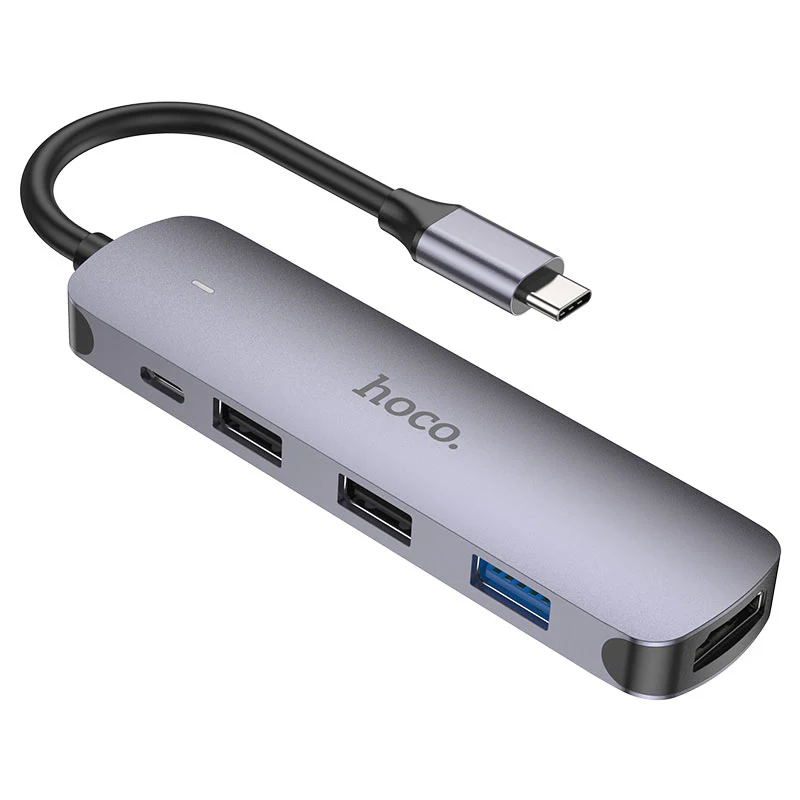 Hoco hb27 5 in 1 adapter 100w - Image 3