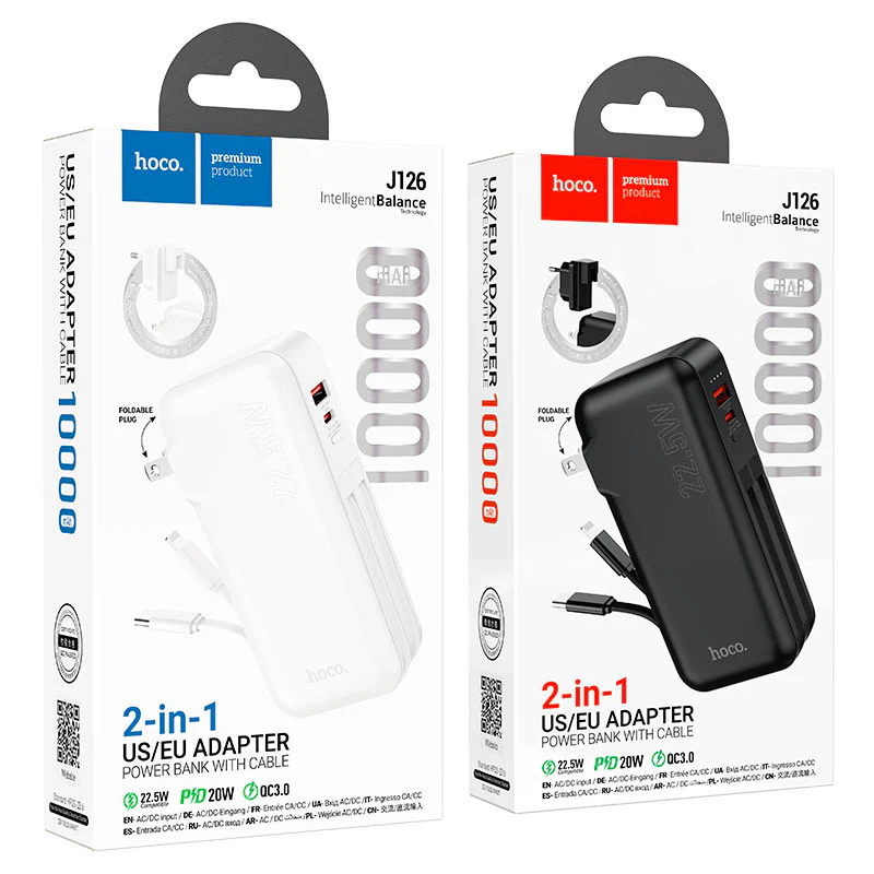 Hoco j126 2 in 1 power bank - Image 8