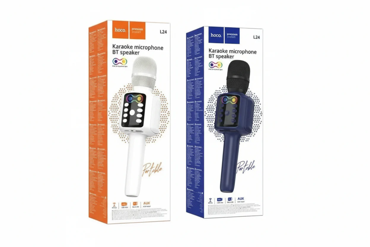 HOCO KARAOKE MICROPHONE BT SPEAKER L24 - Image 2