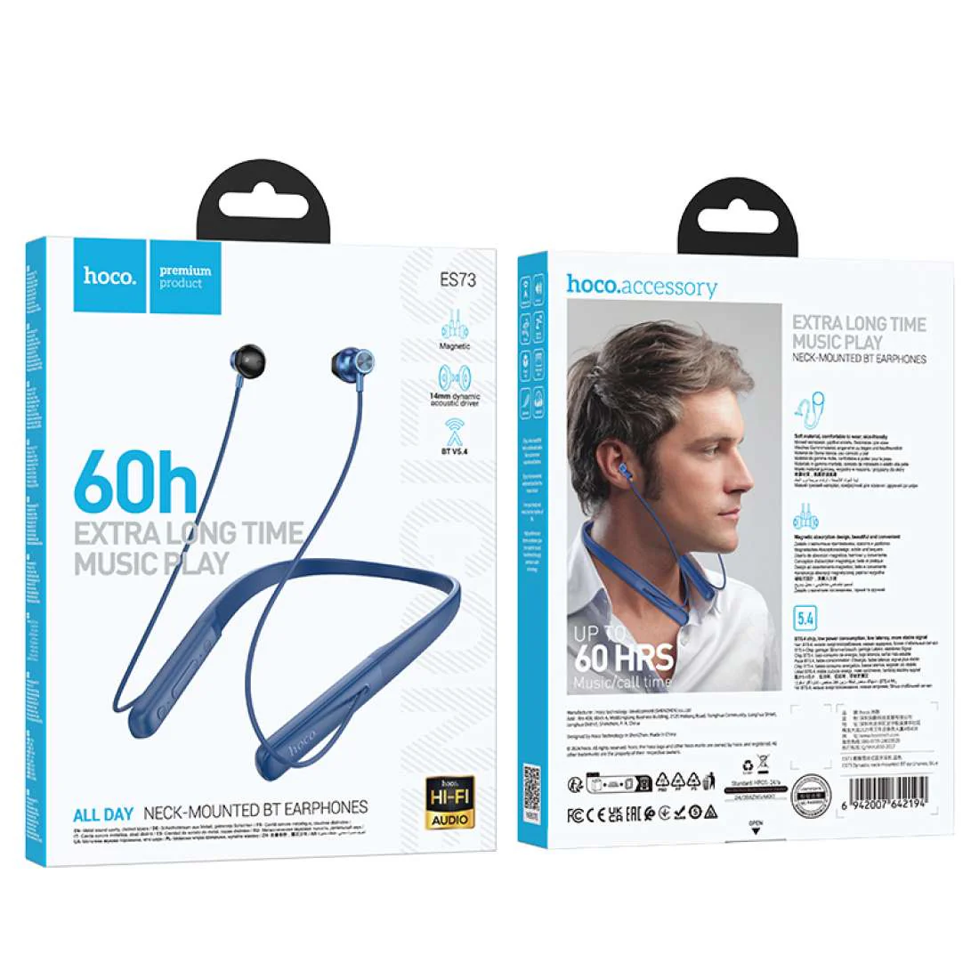 HOCO NECK-MOUNTED BT EARPHONES - Image 8