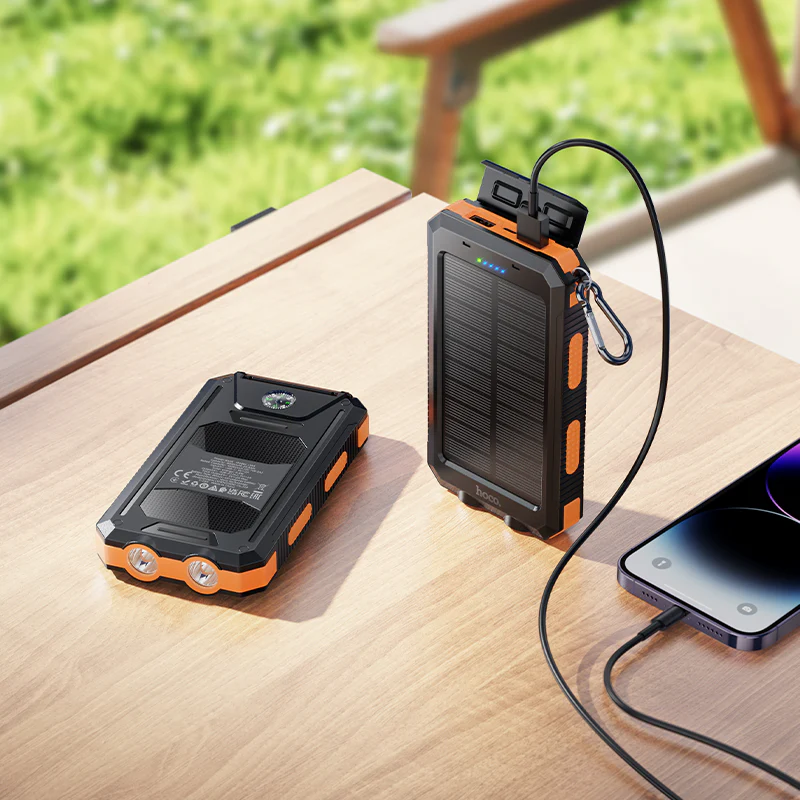 HOCO OUTDOOR SOLAR POWER BANK 8000mah J164 - Image 8