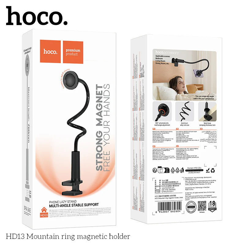HOCO PHONE LAZY STAND MULTI-ANGLE STABLE SUPPORT HD13 - Image 8