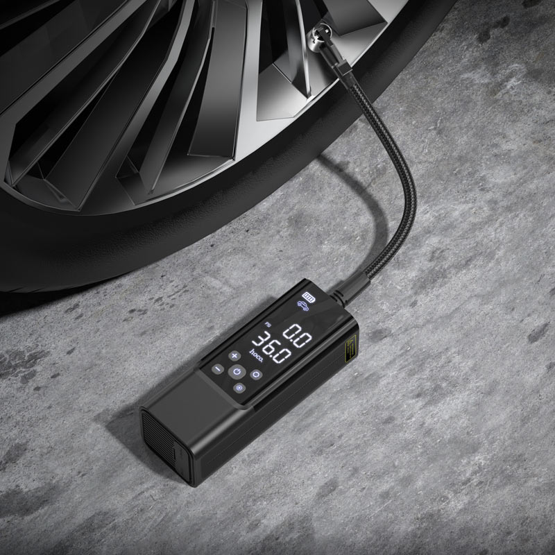 HOCO PORTABLE SMART AIR PUMP & POWER BANK ZP7 - Image 5