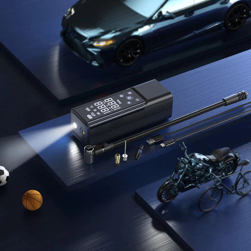 HOCO PORTABLE SMART AIR PUMP & POWER BANK ZP7 - Image 8