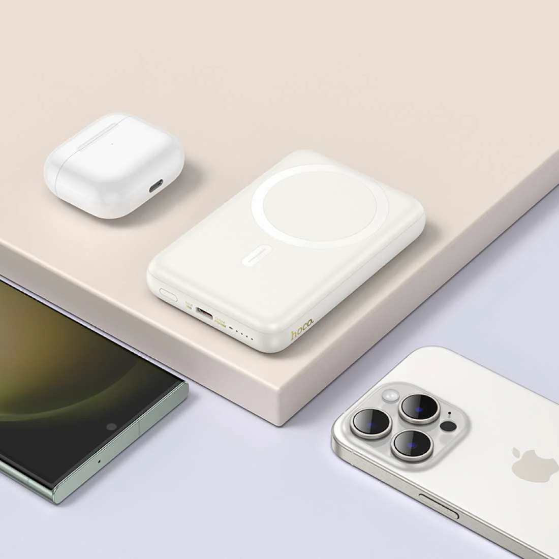 HOCO POWER BANK MAGNETIC WIRELESS J141 - Image 3