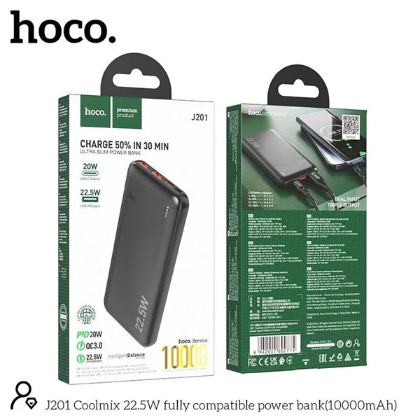 HOCO POWER BANK ULTRA SLIM J201 - Image 4