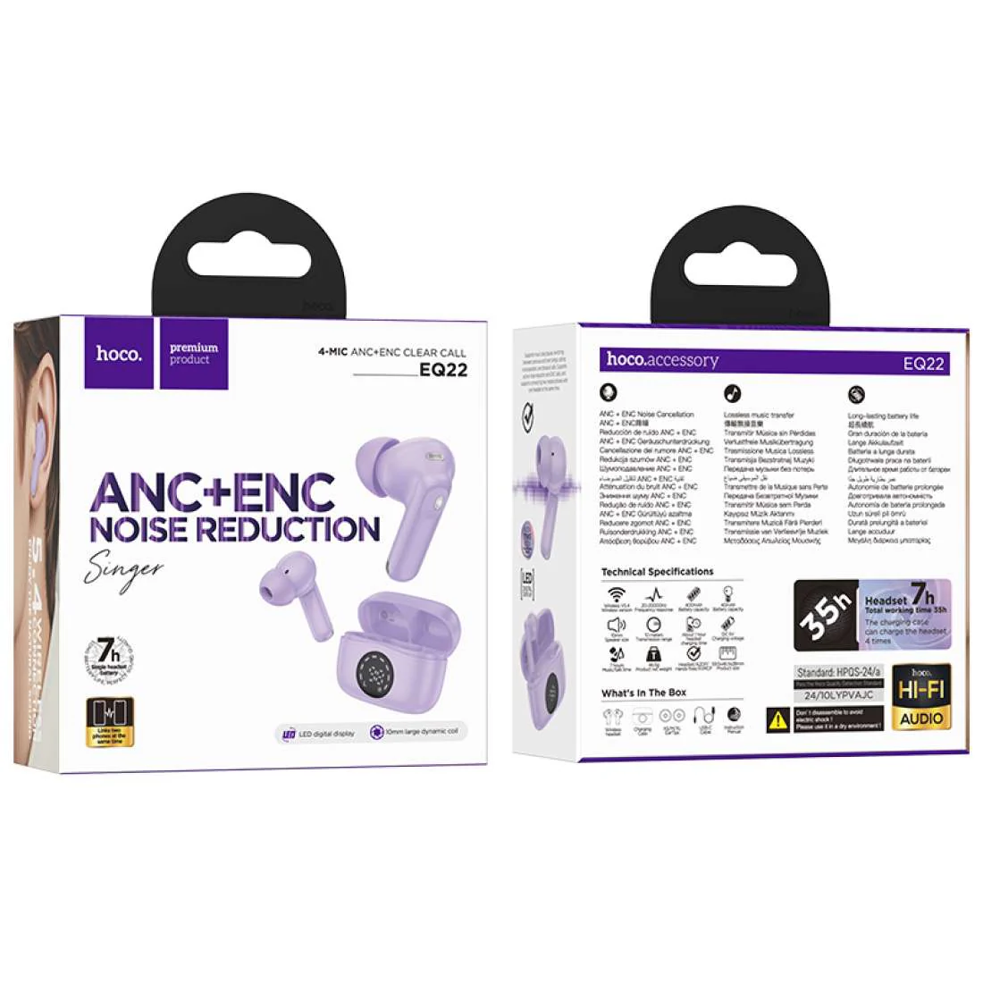 HOCO SINGER ANC+END NOISE REDUCTION EQ22 - Image 4