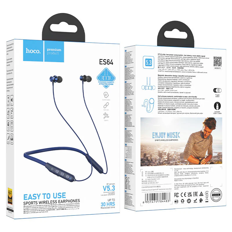 HOCO SPORTS WIRELESS EARPHONES ES64 - Image 7