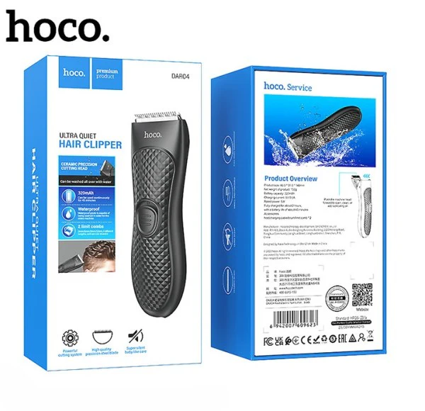 HOCO ULTRA QUIET HAIR CLIPPER DAR04 - Image 4