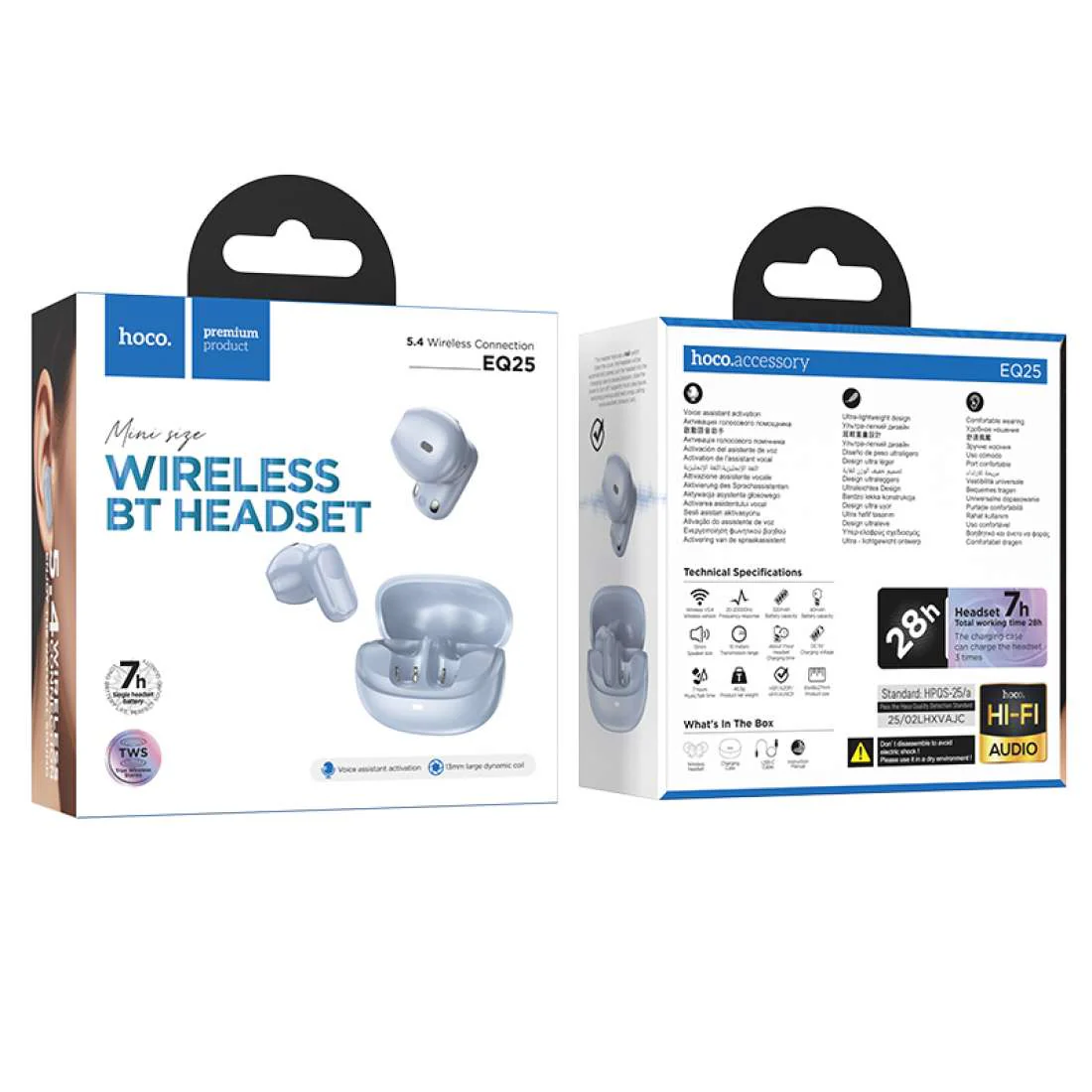 HOCO WIRELESS BT HEADSET EQ25 - Image 3