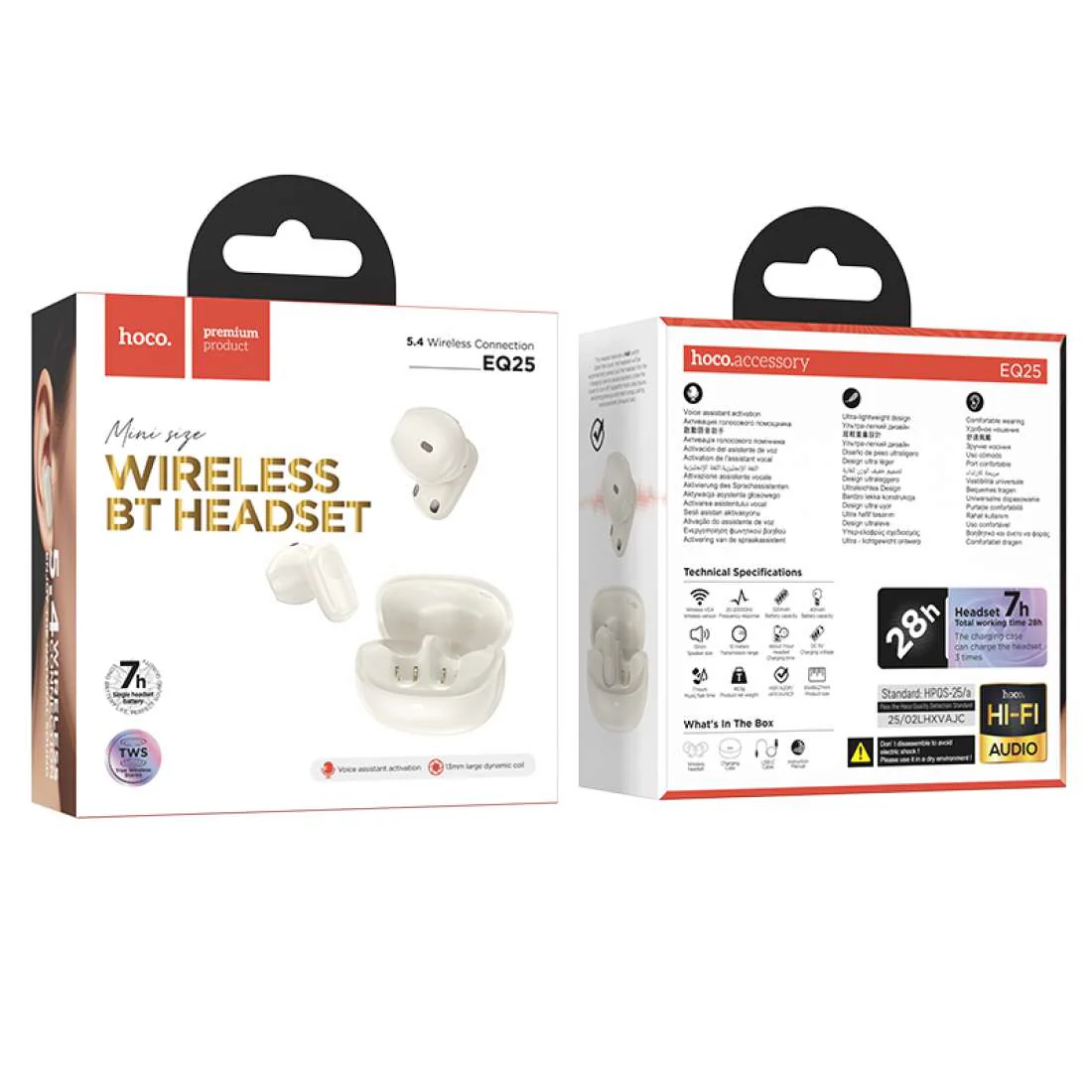 HOCO WIRELESS BT HEADSET EQ25 - Image 4