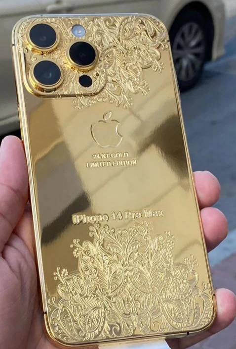apple IPHONE 14 PRO GOLD ORIGINAL 24 KIRAT LIMITED EDITION - Image 10