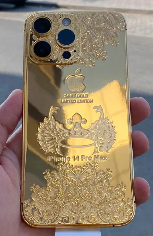 apple IPHONE 14 PRO GOLD ORIGINAL 24 KIRAT LIMITED EDITION - Image 11
