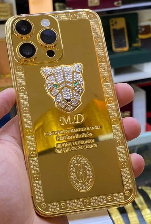 apple IPHONE 14 PRO GOLD ORIGINAL 24 KIRAT LIMITED EDITION - Image 12