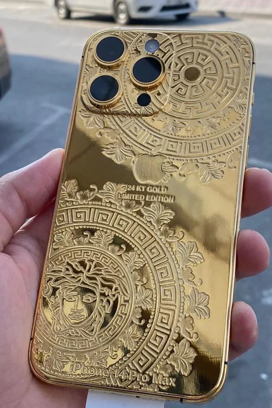 apple IPHONE 14 PRO GOLD ORIGINAL 24 KIRAT LIMITED EDITION - Image 13