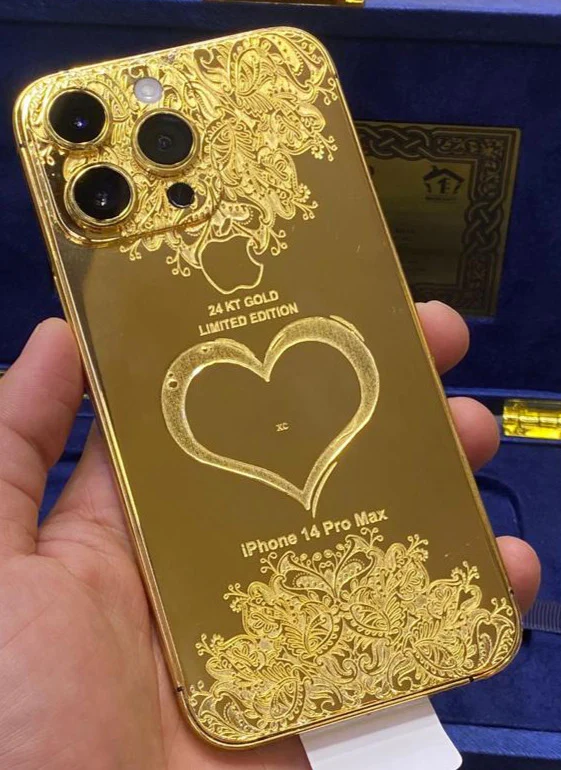 apple IPHONE 14 PRO GOLD ORIGINAL 24 KIRAT LIMITED EDITION - Image 15