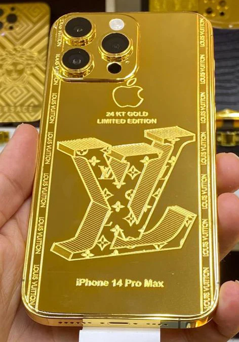 apple IPHONE 14 PRO GOLD ORIGINAL 24 KIRAT LIMITED EDITION - Image 19