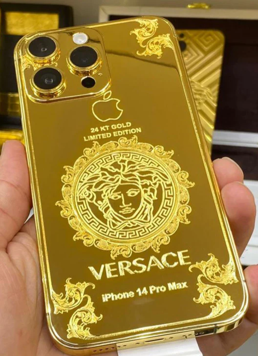 apple IPHONE 14 PRO GOLD ORIGINAL 24 KIRAT LIMITED EDITION - Image 20