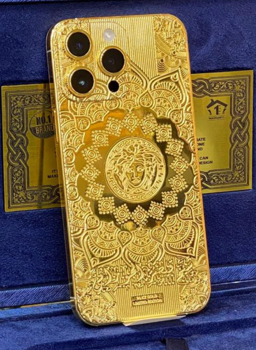 apple IPHONE 14 PRO GOLD ORIGINAL 24 KIRAT LIMITED EDITION - Image 7