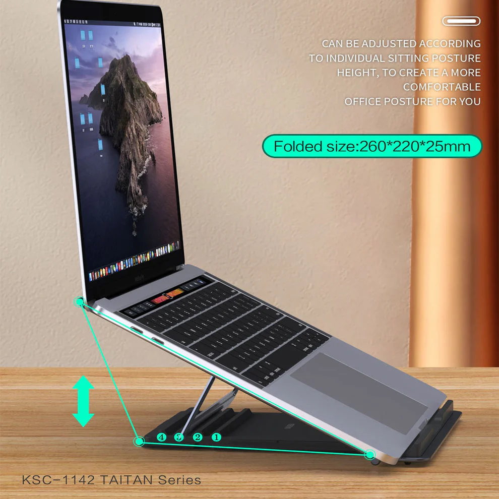 Kakusiga Ksc-1142 metal laptop desktop stand - Image 8