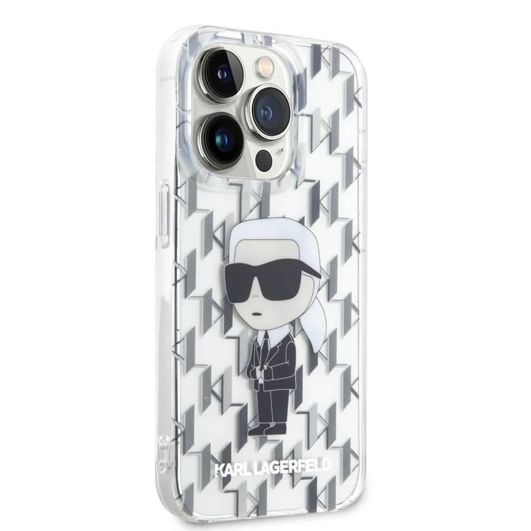 Karl Lagerfeld Monogram hard case iphone 15 series - Image 4
