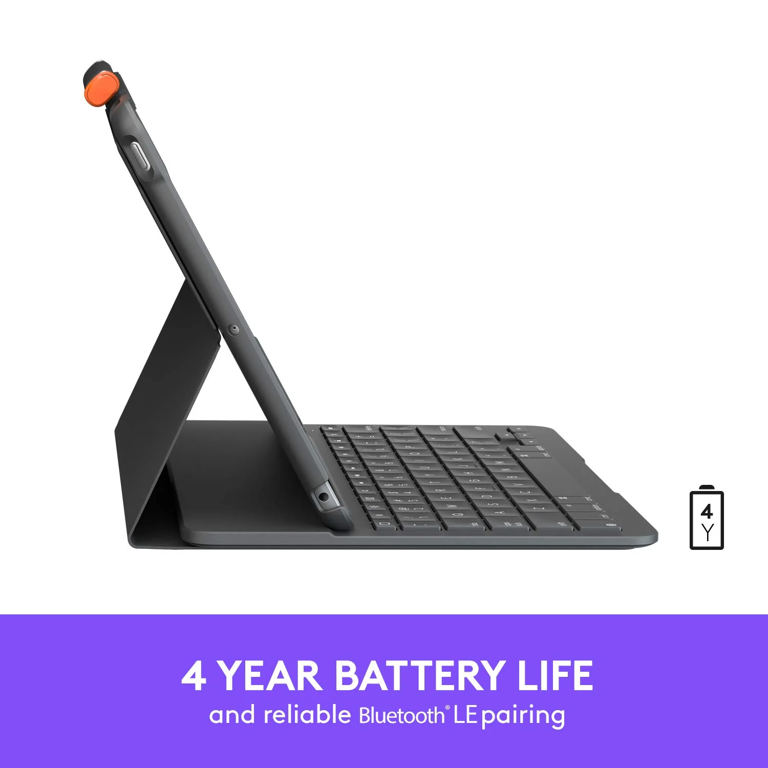LOGITECH SLIM FOLIO KEYBOARD IPAD 7/8/9 - Image 3