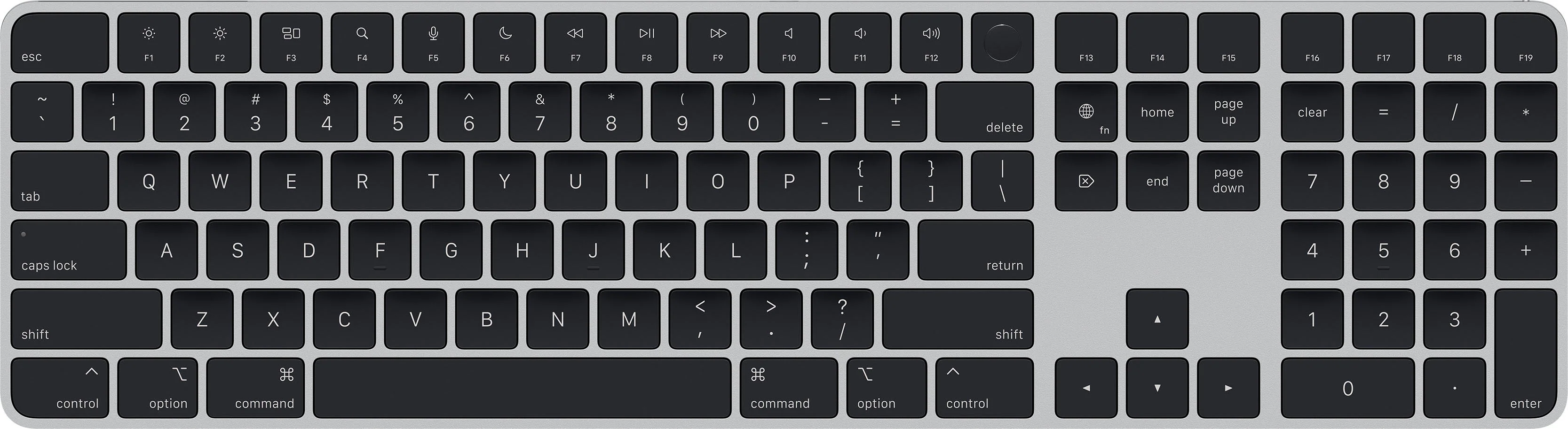 Apple Magic Keyboard with touch id and numeric keybad usb-c