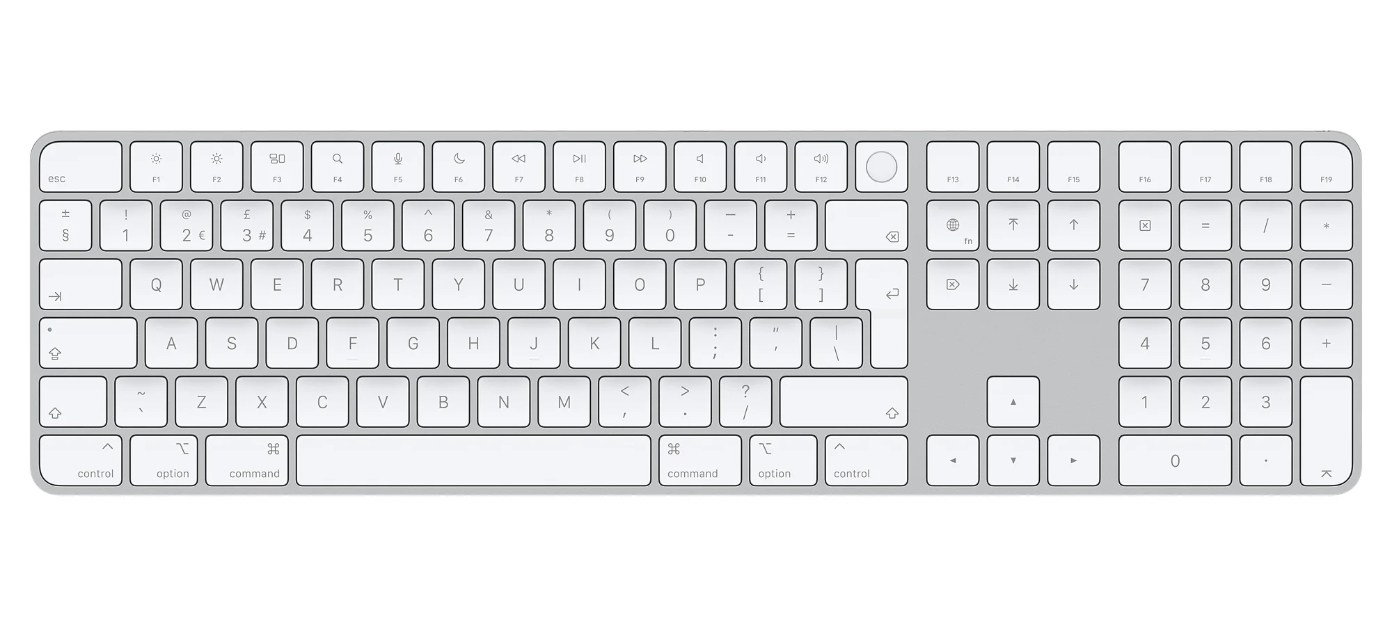 Apple Magic Keyboard with touch id and numeric keybad usb-c - Image 2