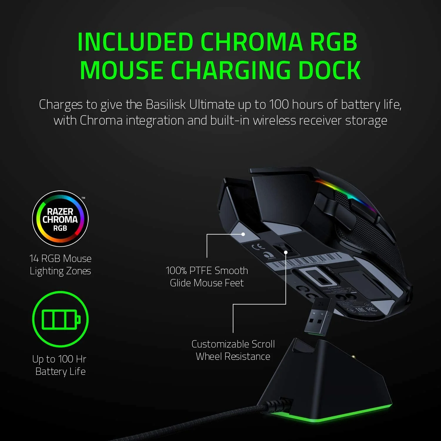 RAZER BASILISK MOUSE GAMING ULTIMATE - Image 5